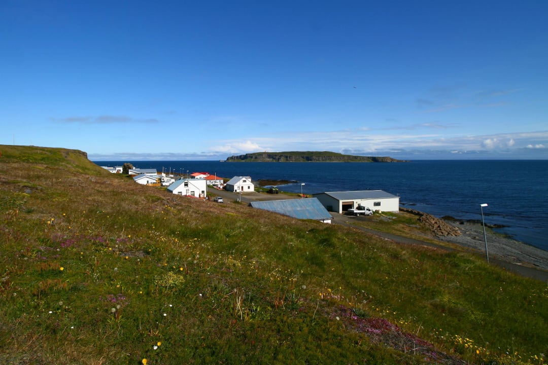 Widok z zewnątrz od góry Guesthouse Malarhorn