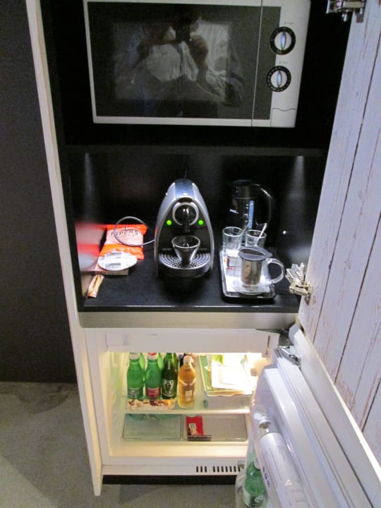 Panorama Suite 614, Kaffee, Tee, Microwelle, Bar 25hours Hotel Wien beim MuseumsQuartier