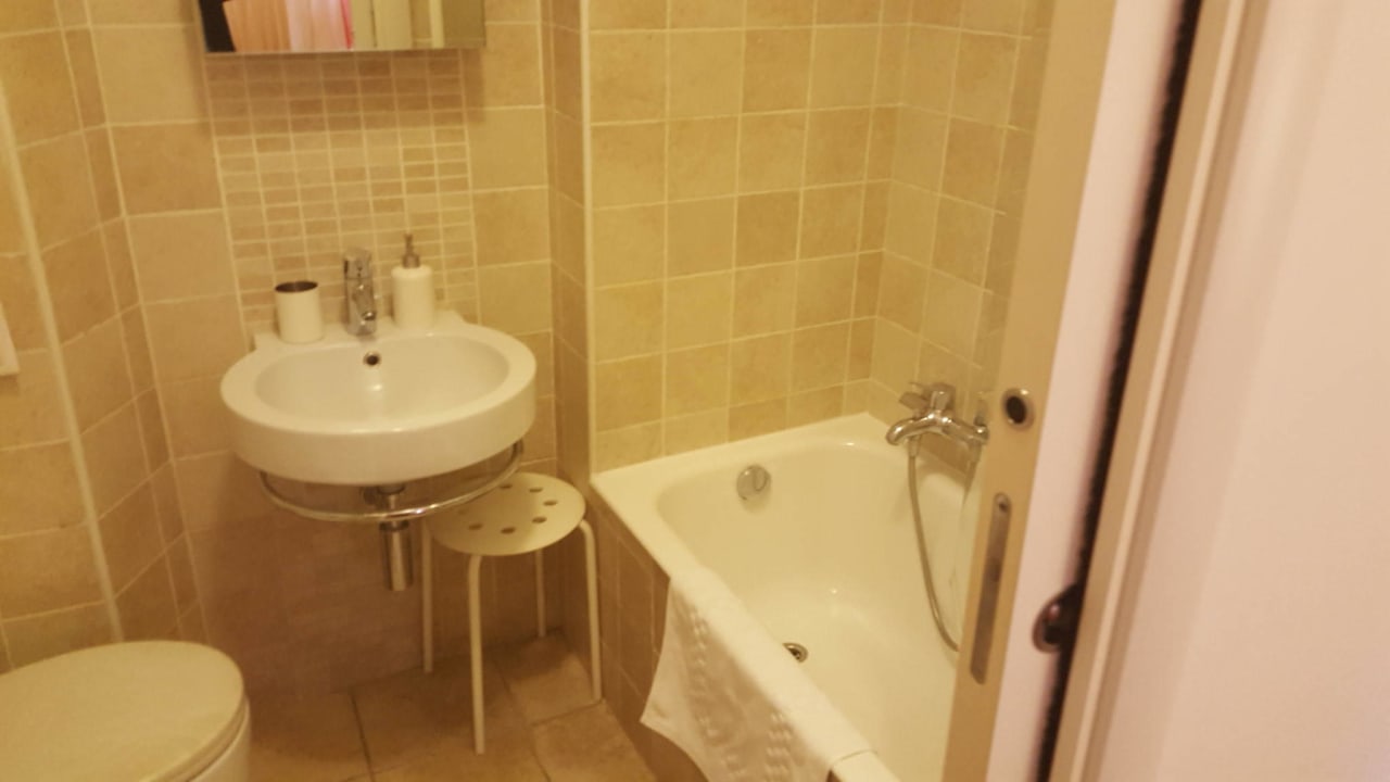Badewanne mit Glasabtrennung Hotel La Rotella Nel Sacco
