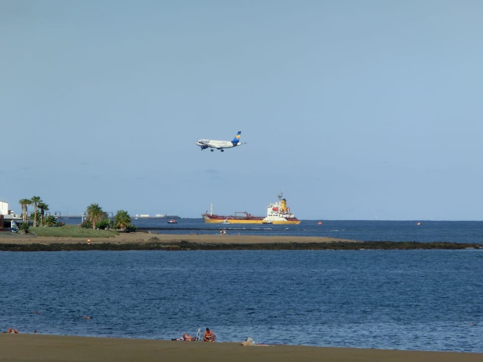 Landung, aber kaum hörbar Hotel Las Costas