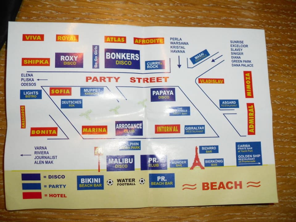 Die Lage des Viva HVD Viva Club Hotel