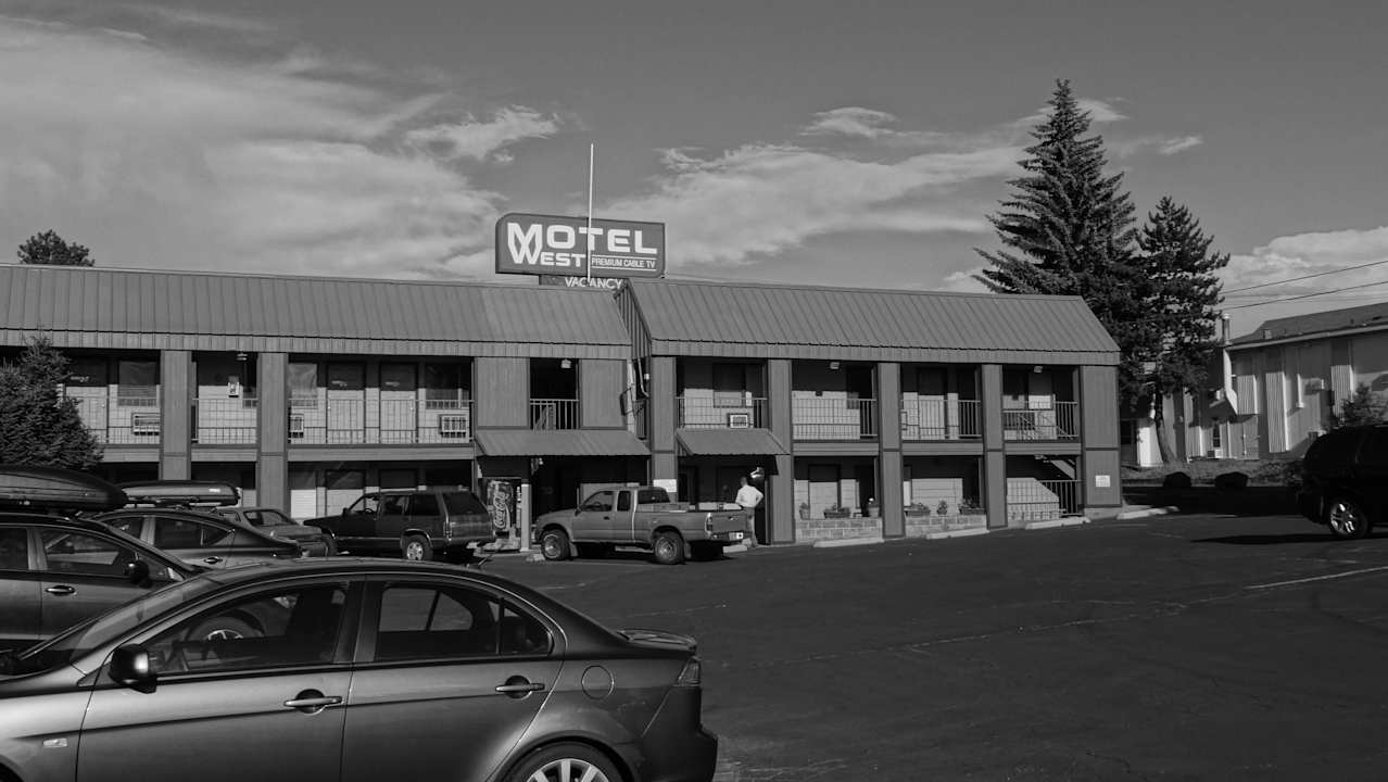 Motel von außen Motel West
