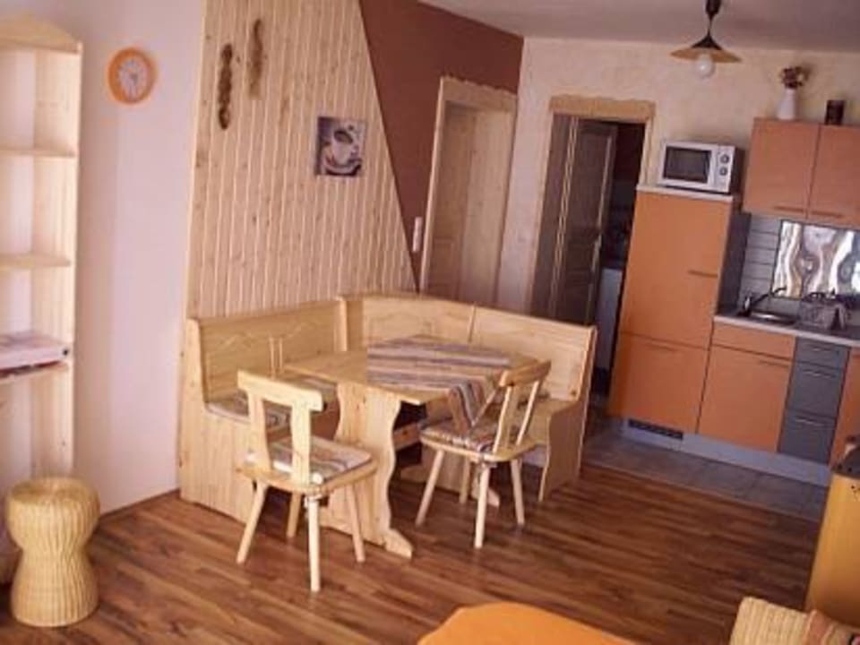 Wohnzimmer Spechtenappartement Ferienwohnungen Haus Livia