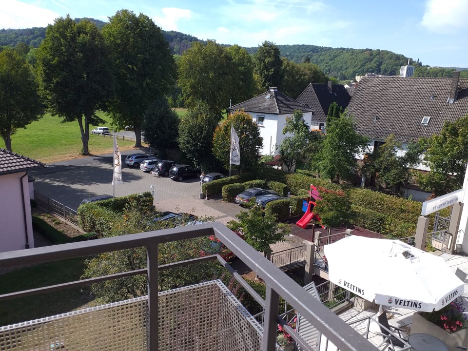 "Blick vom Balkon Zimmer 3..." Posthotel Rotenburg (Rotenburg an der