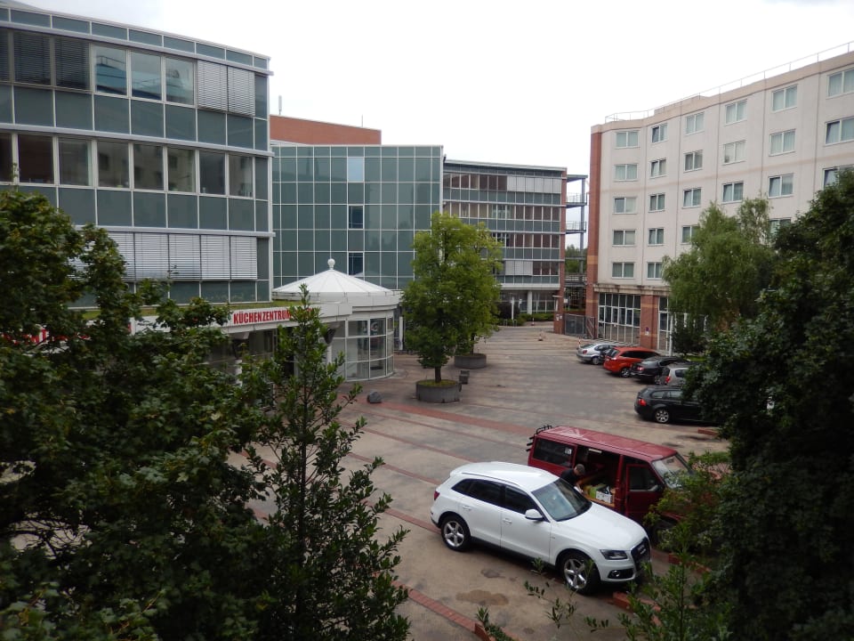 Blick aus unserem Zimmer in den Hof NH Dresden Neustadt