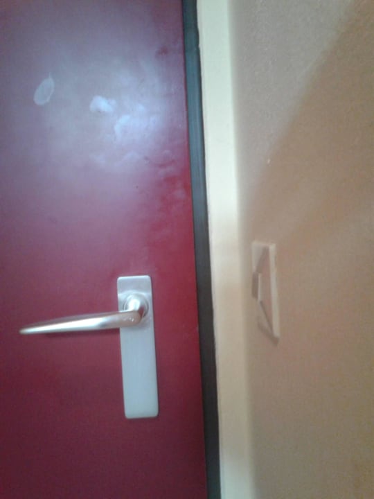 Meine Zimmertüt von innen Landhotel Maiergschwendt