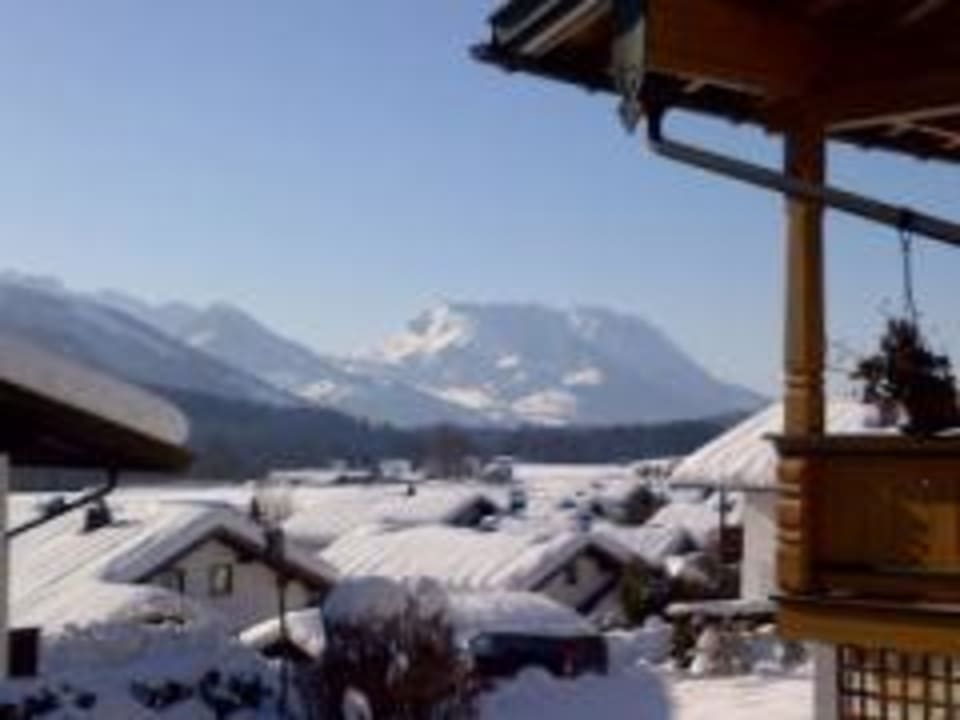 Ausblick Ferienwohnung Almstüberl