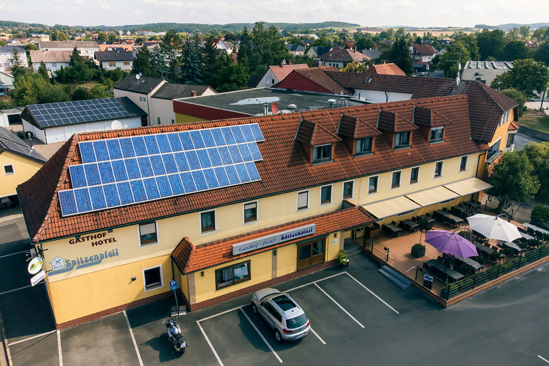 Außenansicht Gasthof Hotel Spitzenpfeil