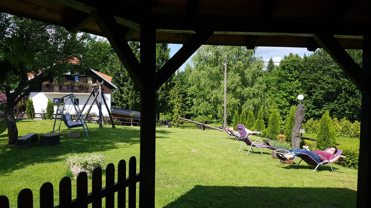 Gartenanlage Pension Breza