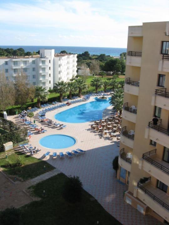 Blick von Haus 3 Richtung Meer allsun App.-Hotel Orient Beach