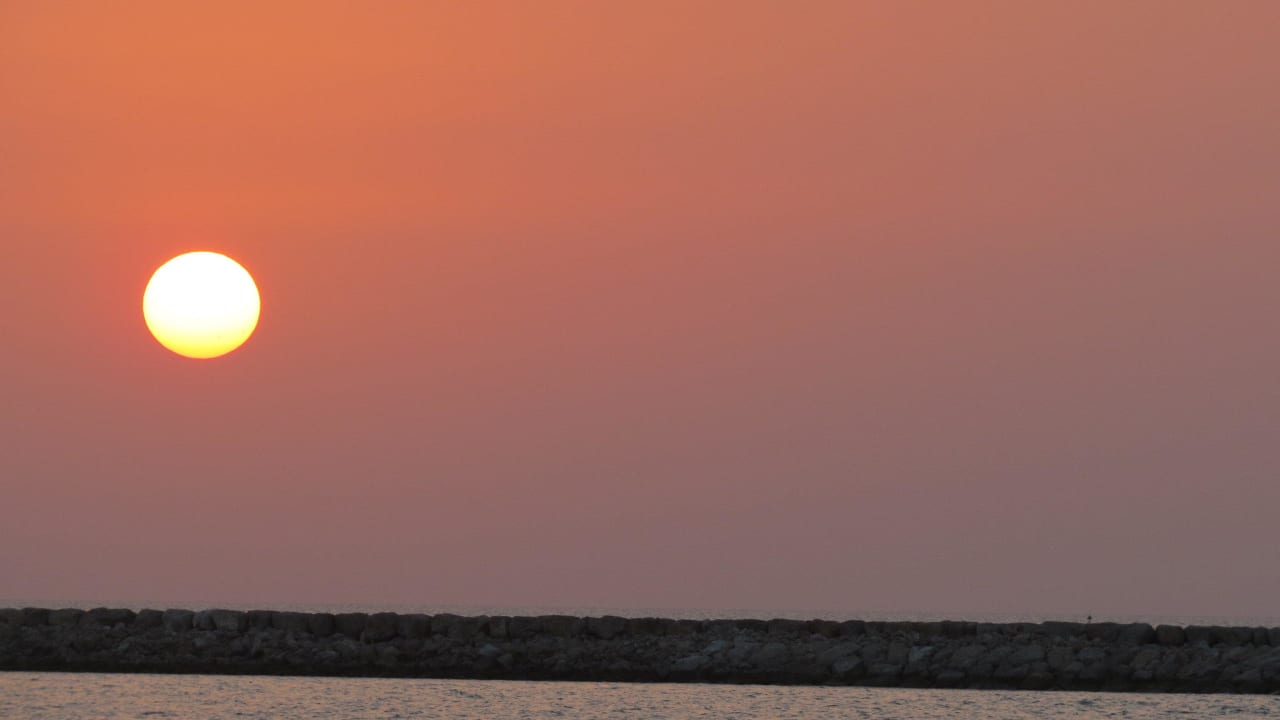 Sundown, sehr schön Rixos Al Mairid Ras Al Khaimah
