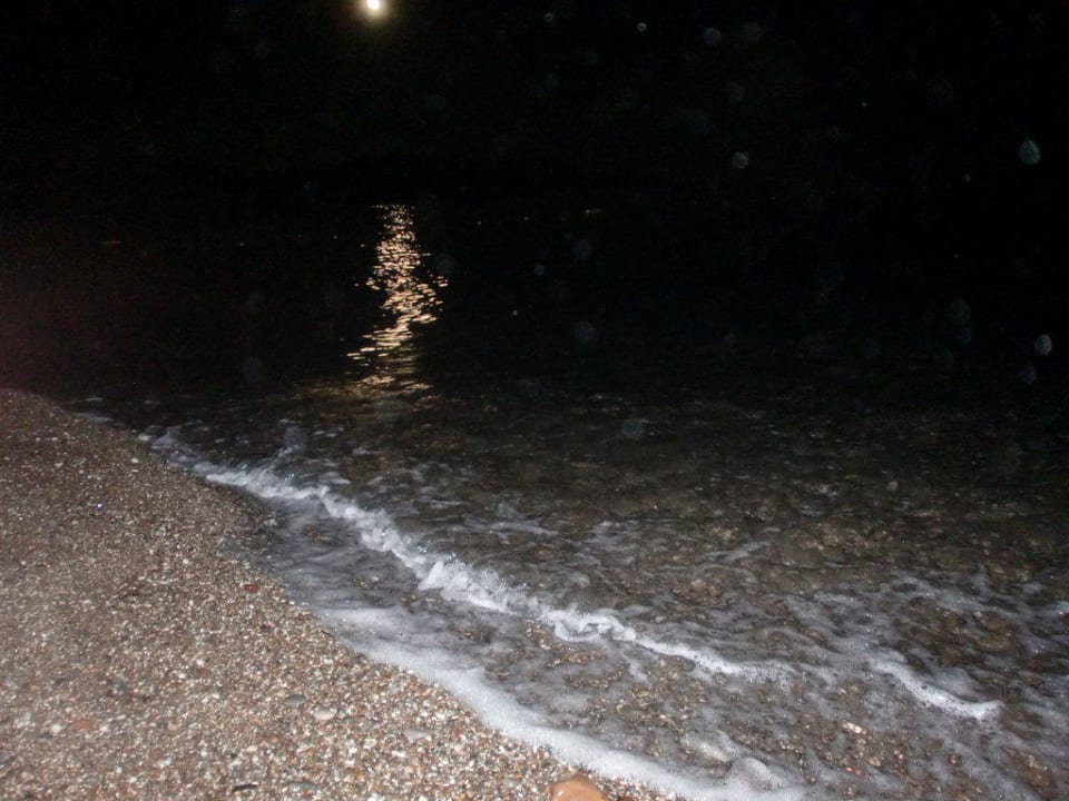 Strand in der Nacht Hotel Gardenia Beach