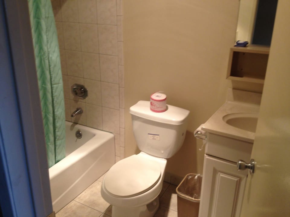 Bad / WC / Wanne / Dusche Hotel La Mirage Inn Hollywood