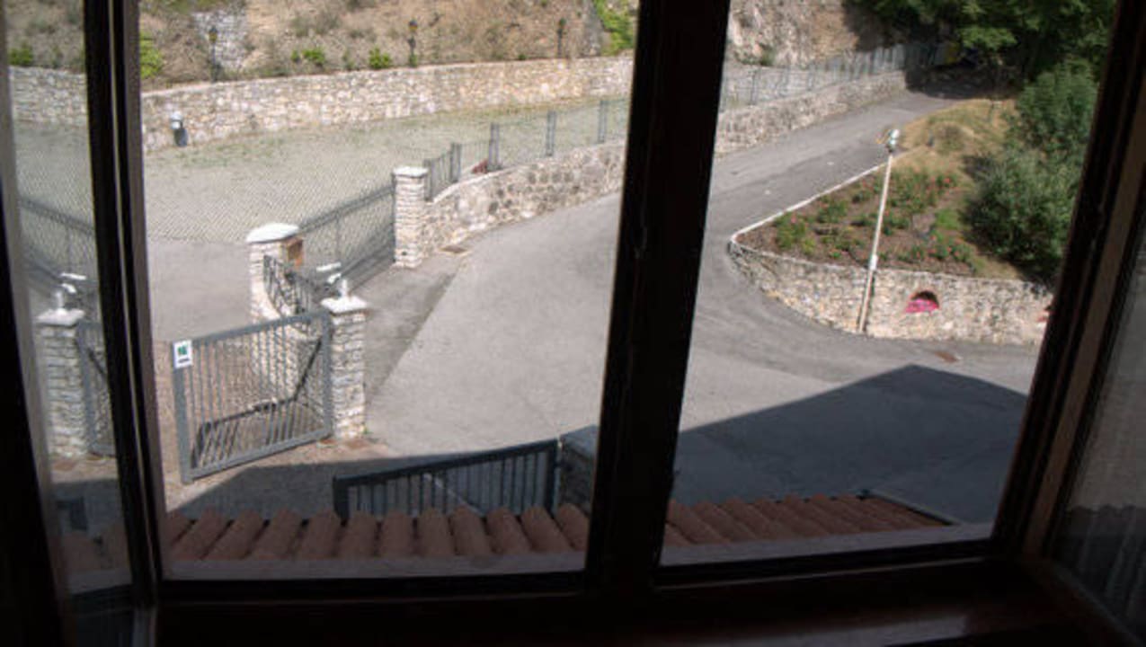 Schlafzimmer ü.d. Haupteingang Residence Panorama La Forca