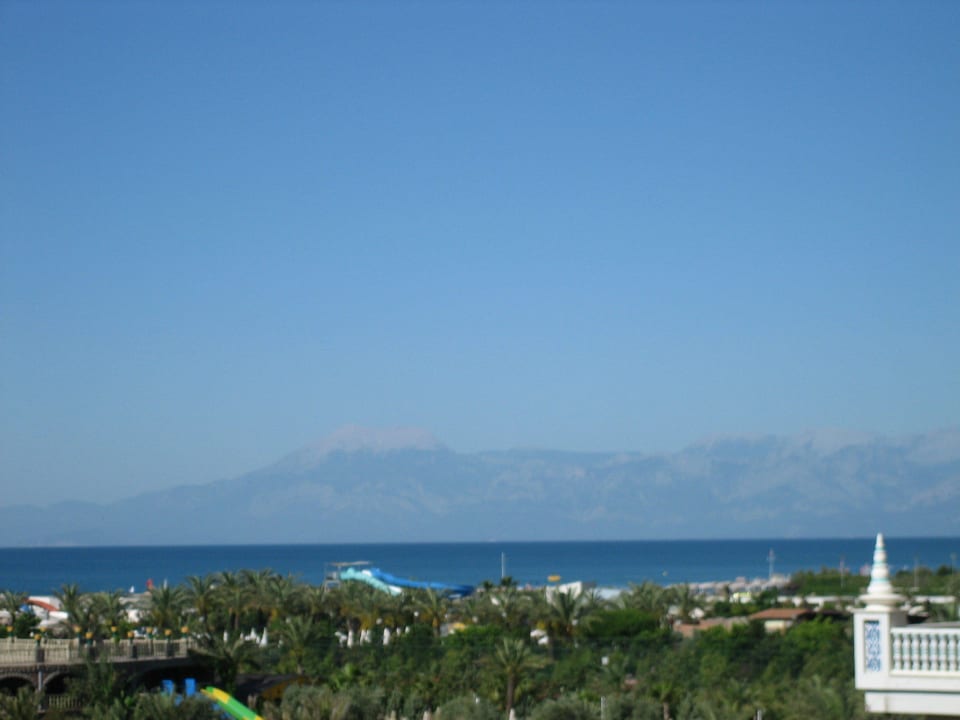 Ausblick vom Balkon Melas Lara Hotel