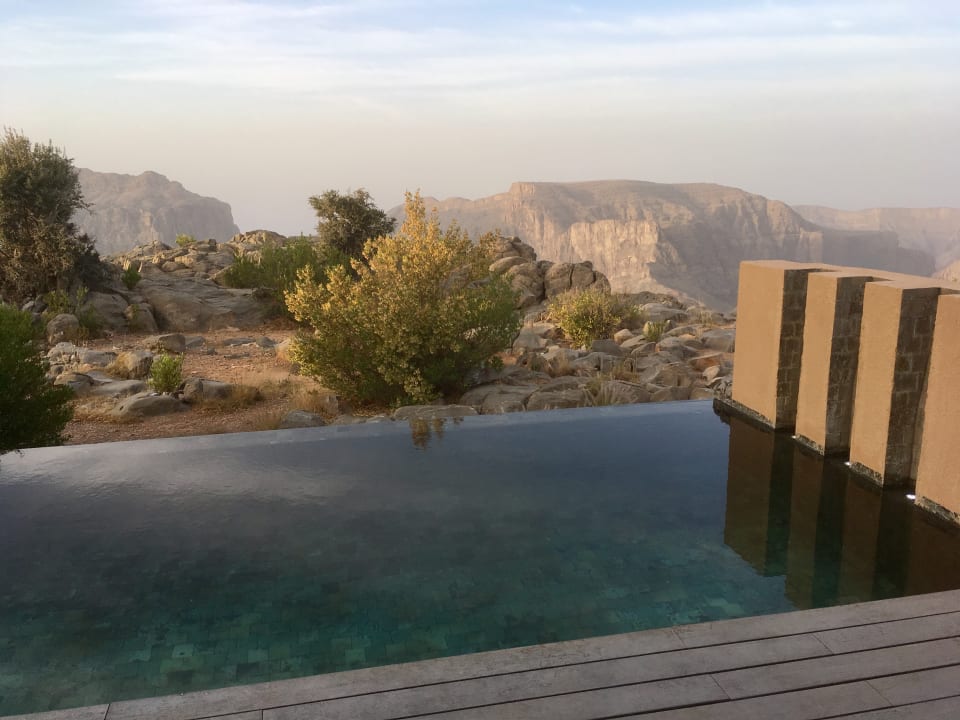 Privater Pool in unserer Villa Anantara Al Jabal Al Akhdar Resort