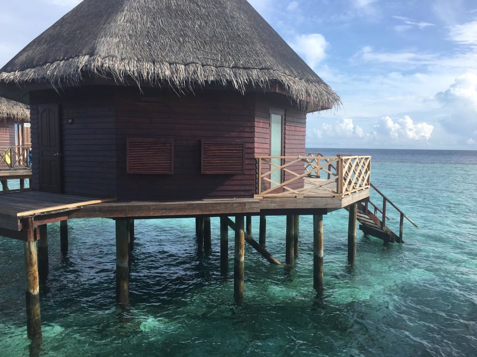 Watervilla außen Angaga Island Resort