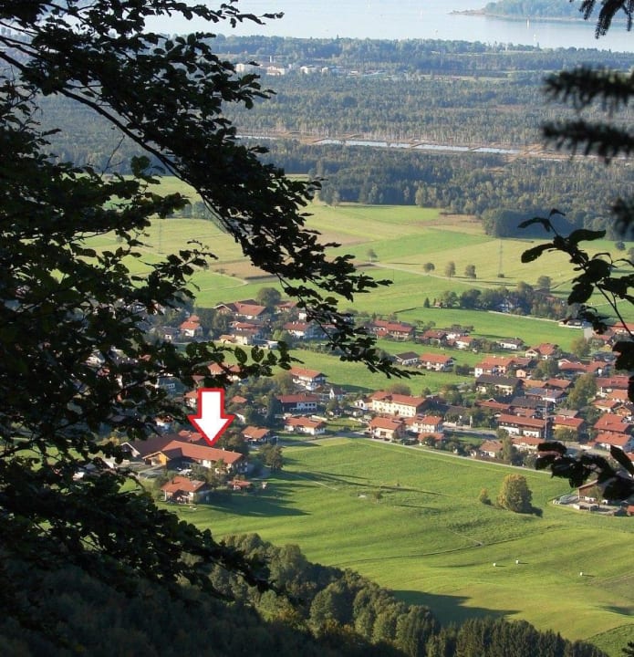 Hoderhof voon oben - Abstieg von der Hefteralm Ferienwohnung Hoderhof