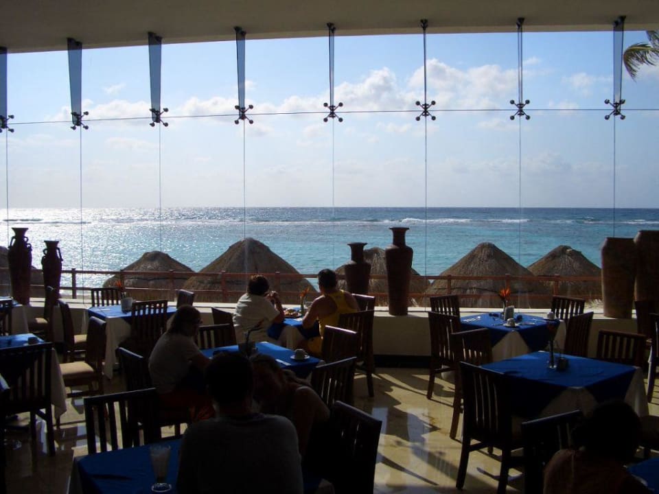 Aussicht vom Hauptrestaurant Grand Oasis Tulum Riviera - All Inclusive