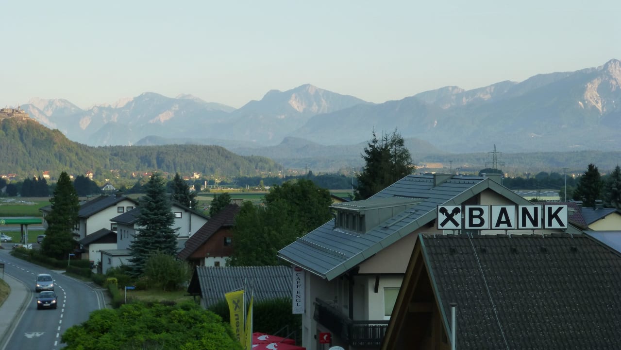 Sonnenuntergang vom Zimmer Hotel Kuchlerwirt