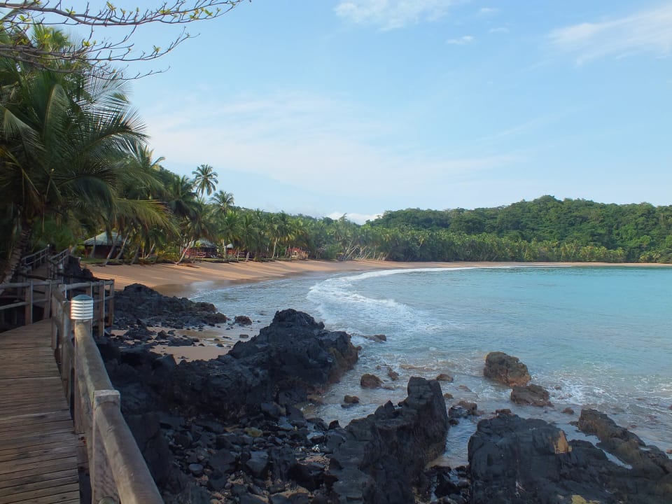 Brücke zum Restaurant Hotel Bom Bom Island Resort
