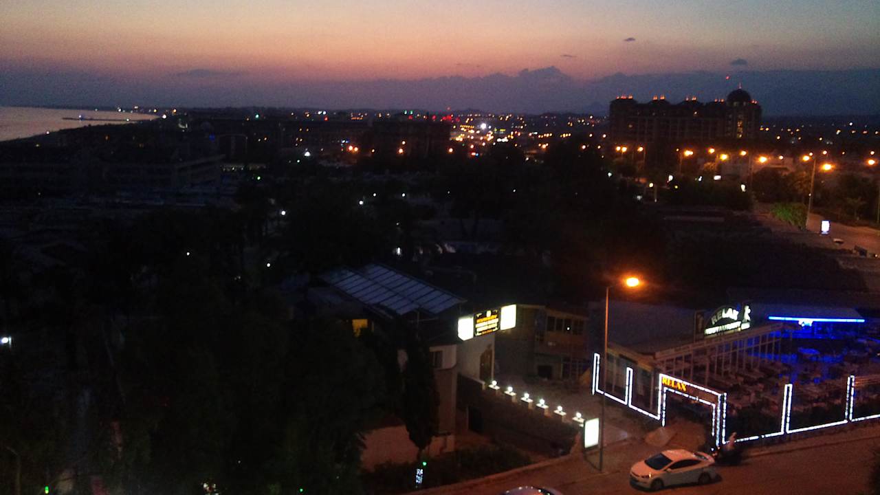 Von meinem Balkon,,, nachts! Side Alegria Hotel & Spa - Adults only +16
