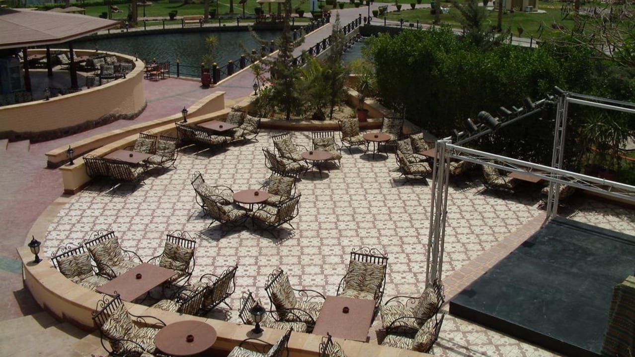 Blick auf die Abendbühne Pickalbatros Dana Beach Resort - Hurghada