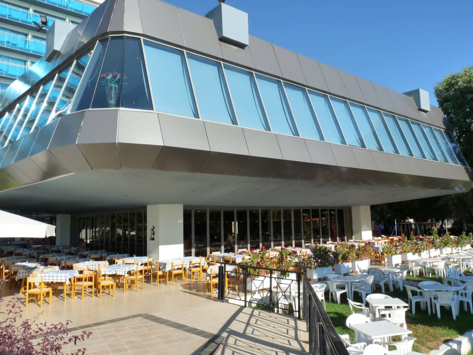 Poolrestaurant unten+Hauprestaurant oben Hotel Calypso Beach