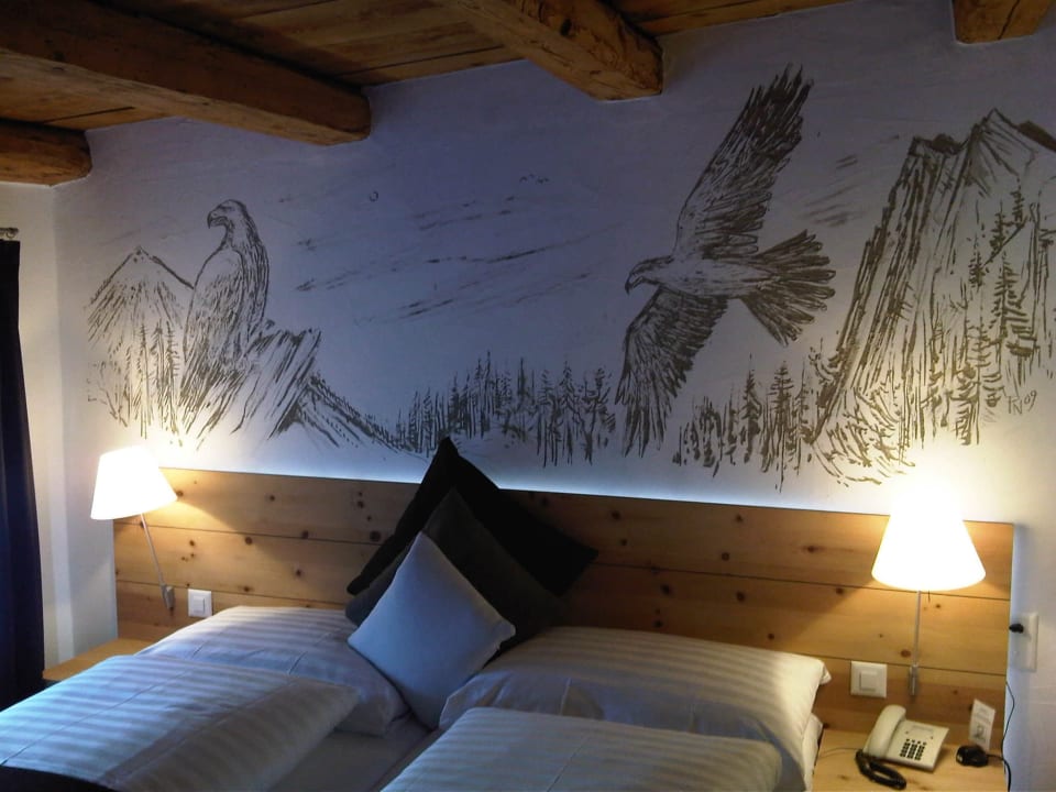 Hintergrund-Malerei Hotel Crusch Alba