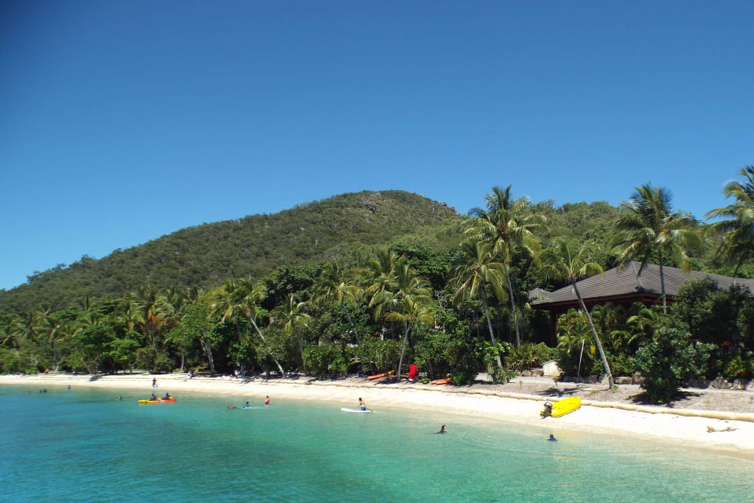 Vom Pier auf das Resort Fitzroy Island Resort