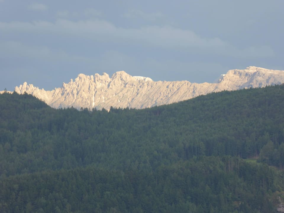 Abendsonne auf die Dolomiten Haus an der Luck