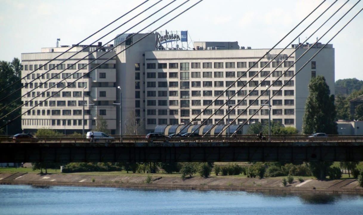 River view Radisson Hotel Blu Daugava Riga