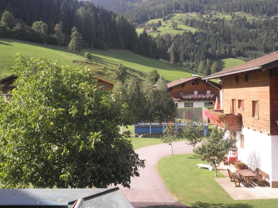 Blick von der Dachterrasse Sonnberg Ferienanlage