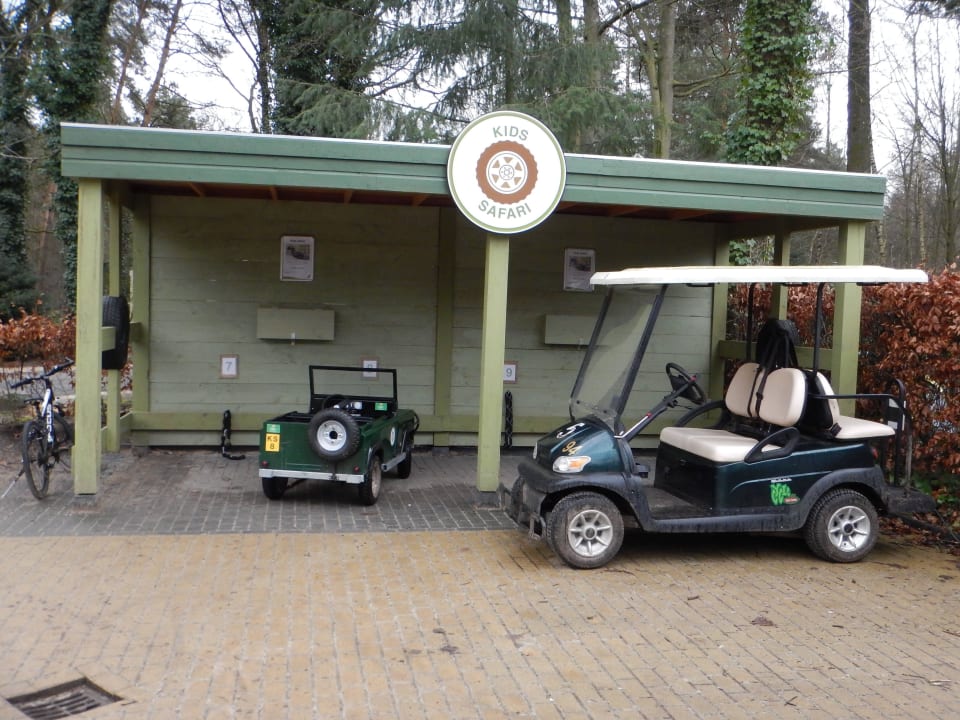 Leihstation für Elektrokars Center Parcs Het Heijderbos