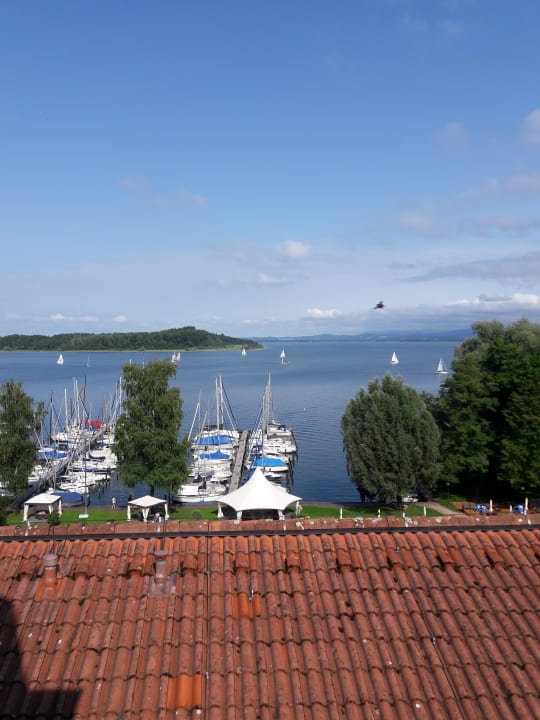 Ausblick Yachthotel Chiemsee