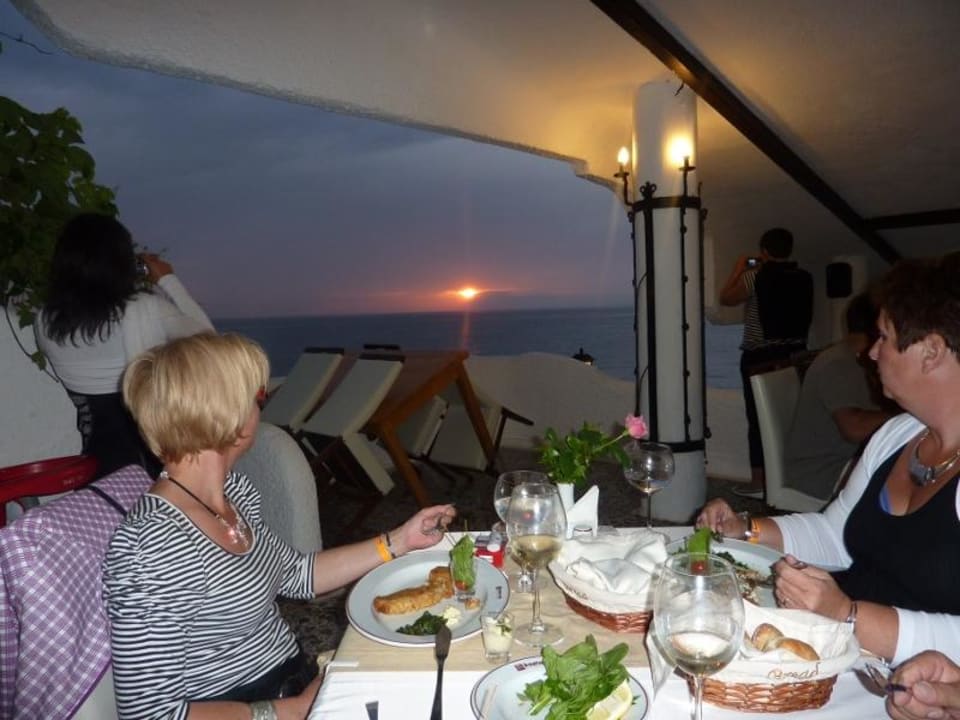 Uitzicht vanuit a la carte restaurant Kustur Club Holiday Village