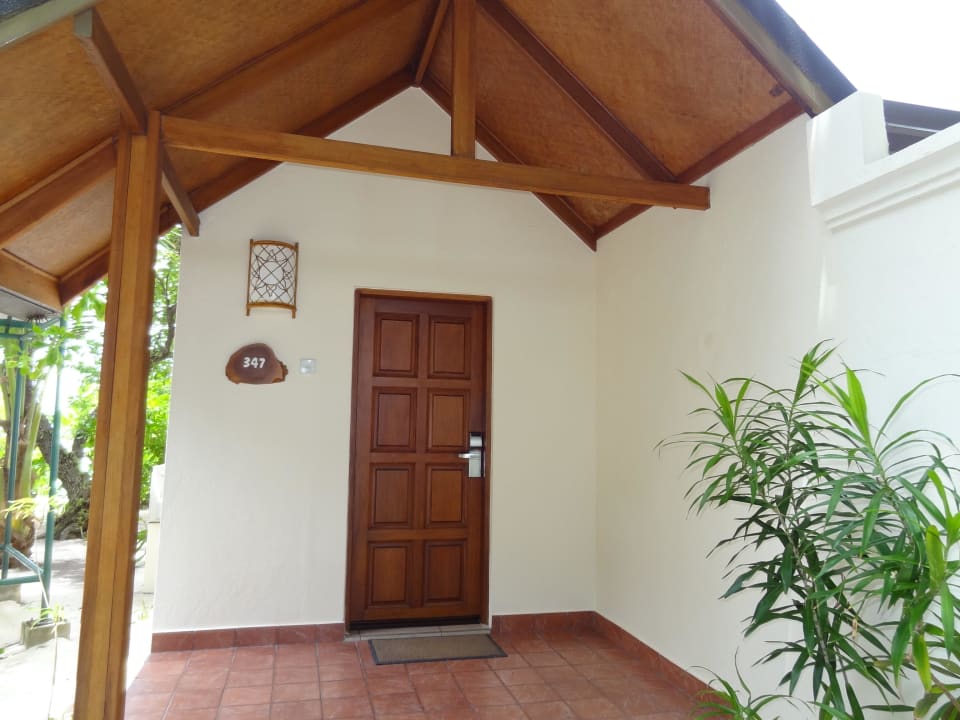 Unser Bungalow, top Lage Kuramathi Maldives