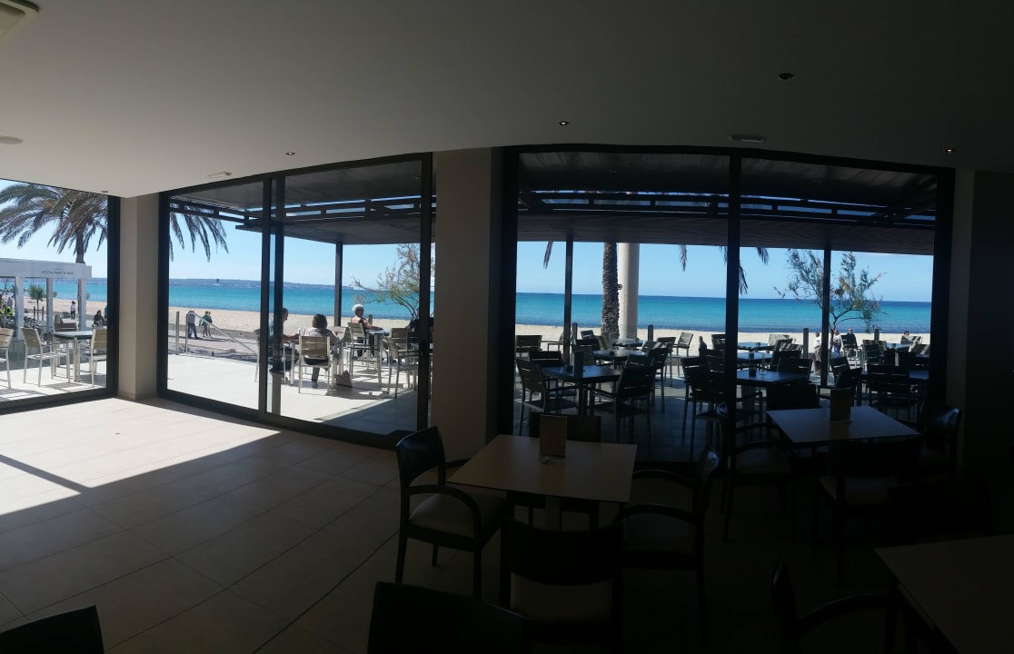 Blick aus der Bar zum Strand Hotel Edén Palma Playa - Adults Only