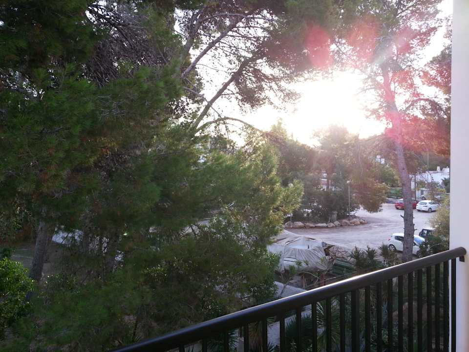 Blick vom Balkon Hotel Osiris