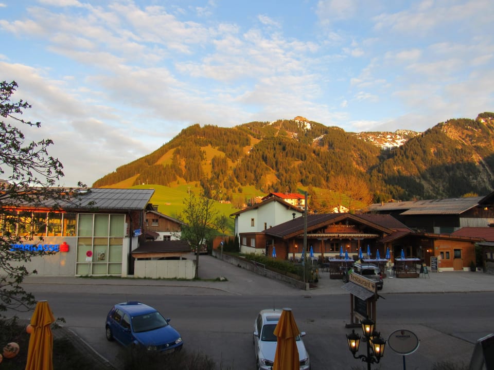 Blick vom Balkon Studio Nr. 106 Hotel Schwarzer Adler