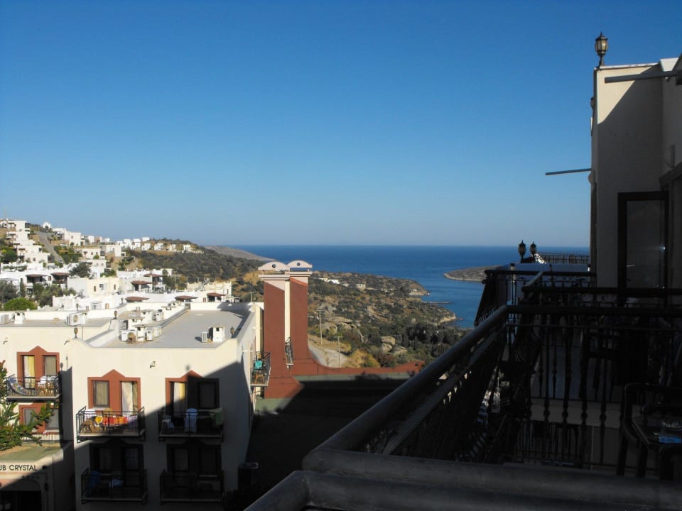 Widok z balkonu Golden Age Hotel Crystal Bodrum