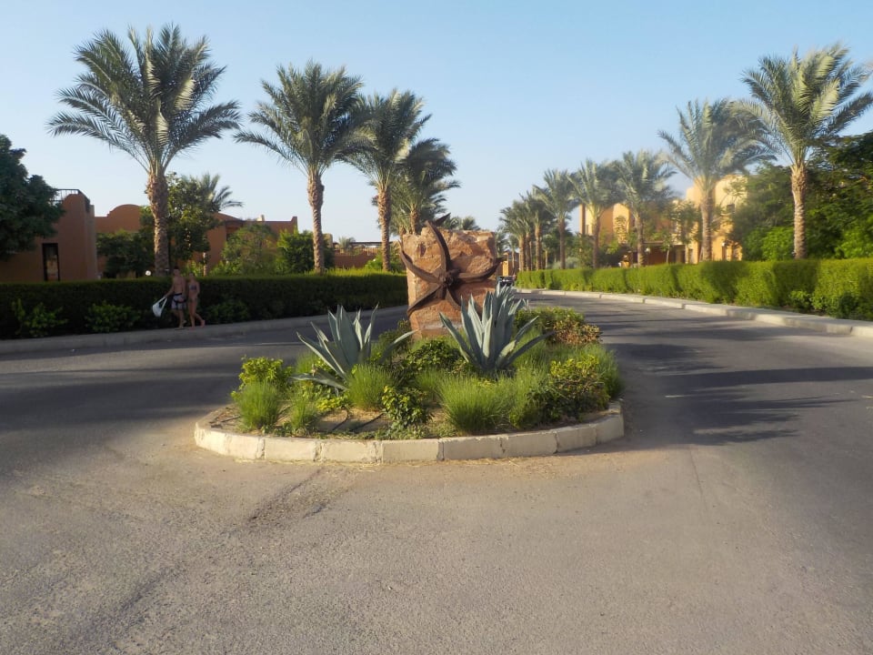 Weg vom Gardens zum Beach/Shuttlehaltestelle Stella Garden Resort & Spa, Makadi Bay