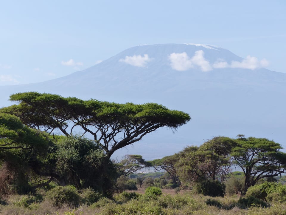 Blick auf den Kilimanjaro Hotel Amboseli Sopa Lodge