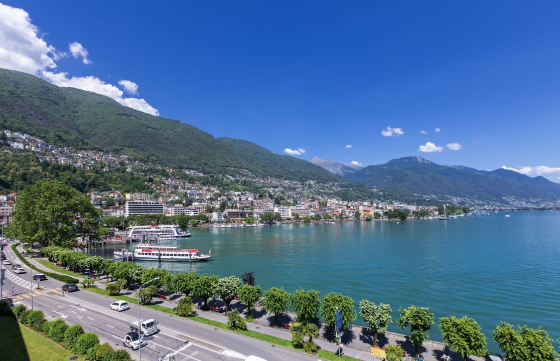 Ausblick H4 Hotel Arcadia Locarno