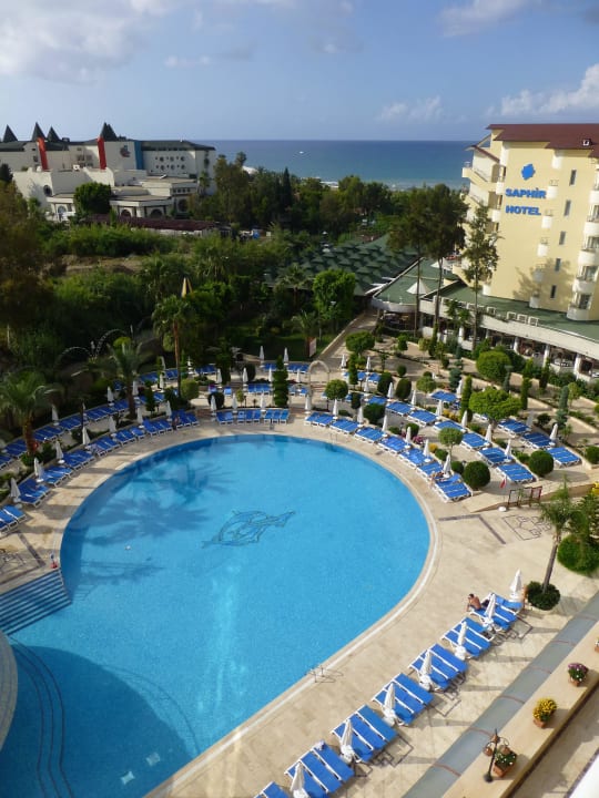 Blick aus unserem Fenster Saphir Hotel & Villas