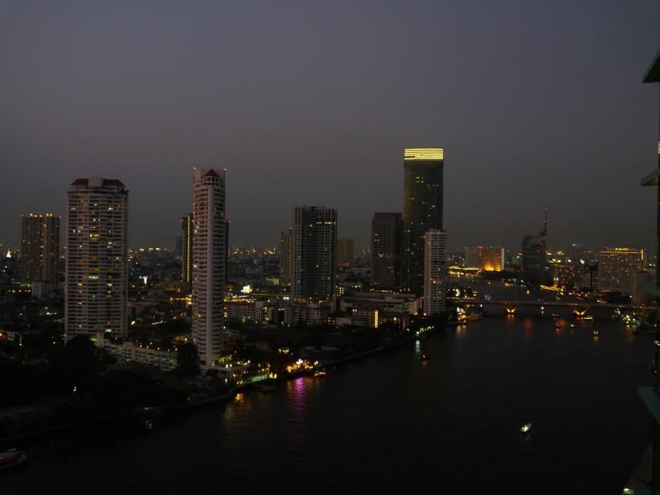 Ausblick vom 24.Stockwerk Chatrium Hotel Riverside Bangkok
