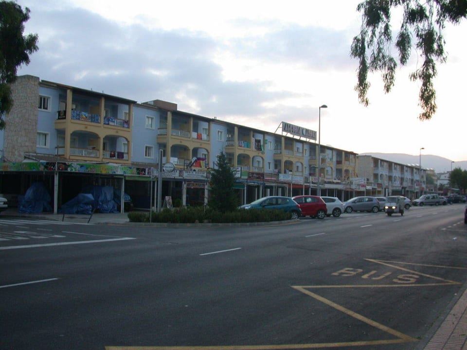 Aussenansicht von Hauptstrasse Alcudia Garden Aparthotel