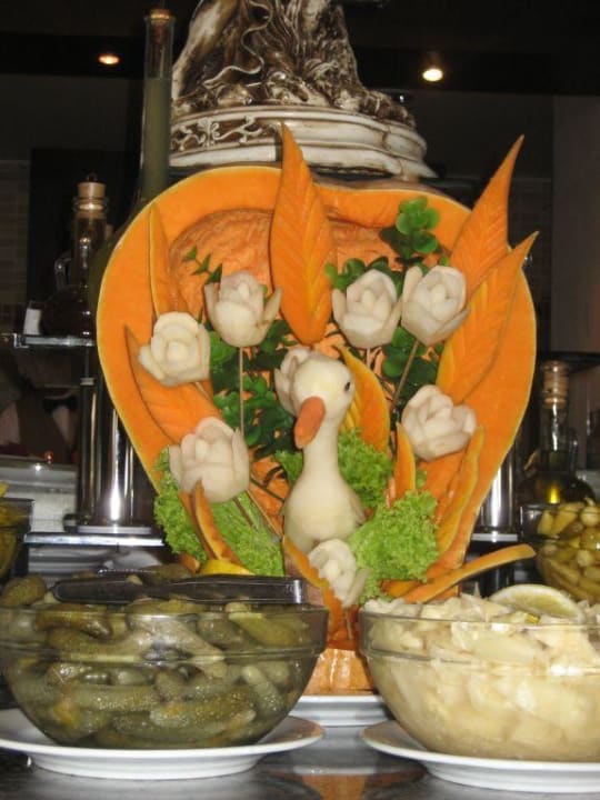 Deko beim Buffet Sherwood Exclusive Lara