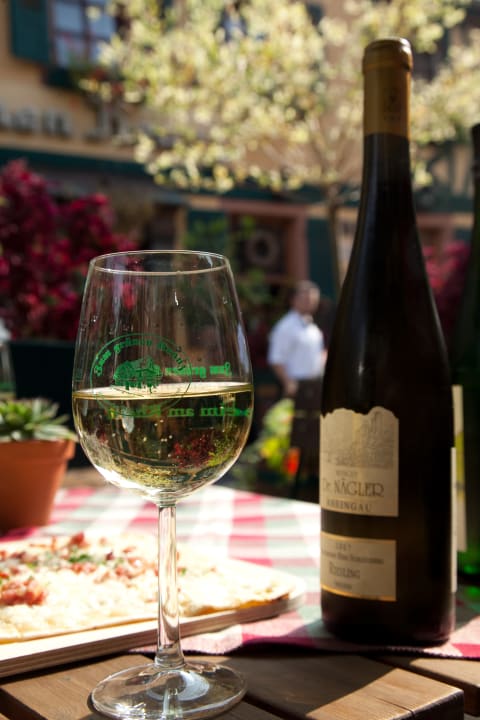 Gartenanlage Weinhotel des Riesling  Zum grünen Kranz