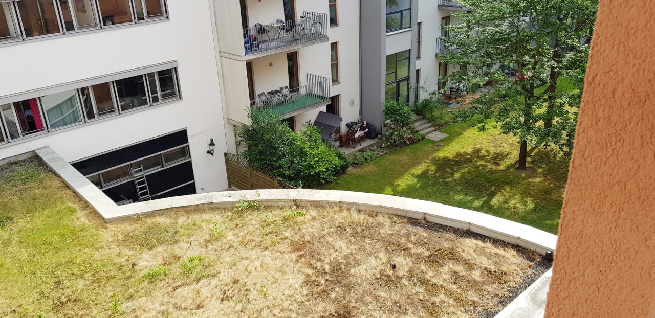 Ausblick nach unten Hotel ibis Hamburg St. Pauli Messe
